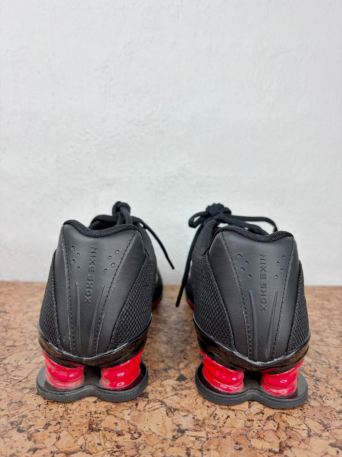 Nike Black and Red Shox Sneakers - EU41
