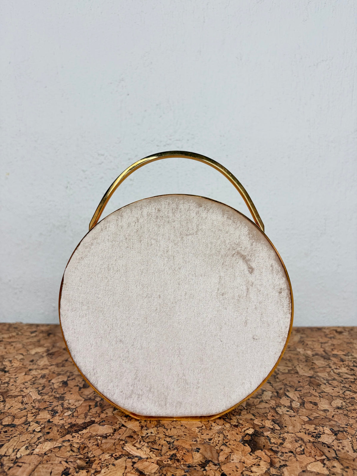 Eddie Borgo Velveteen Round Evening Bag