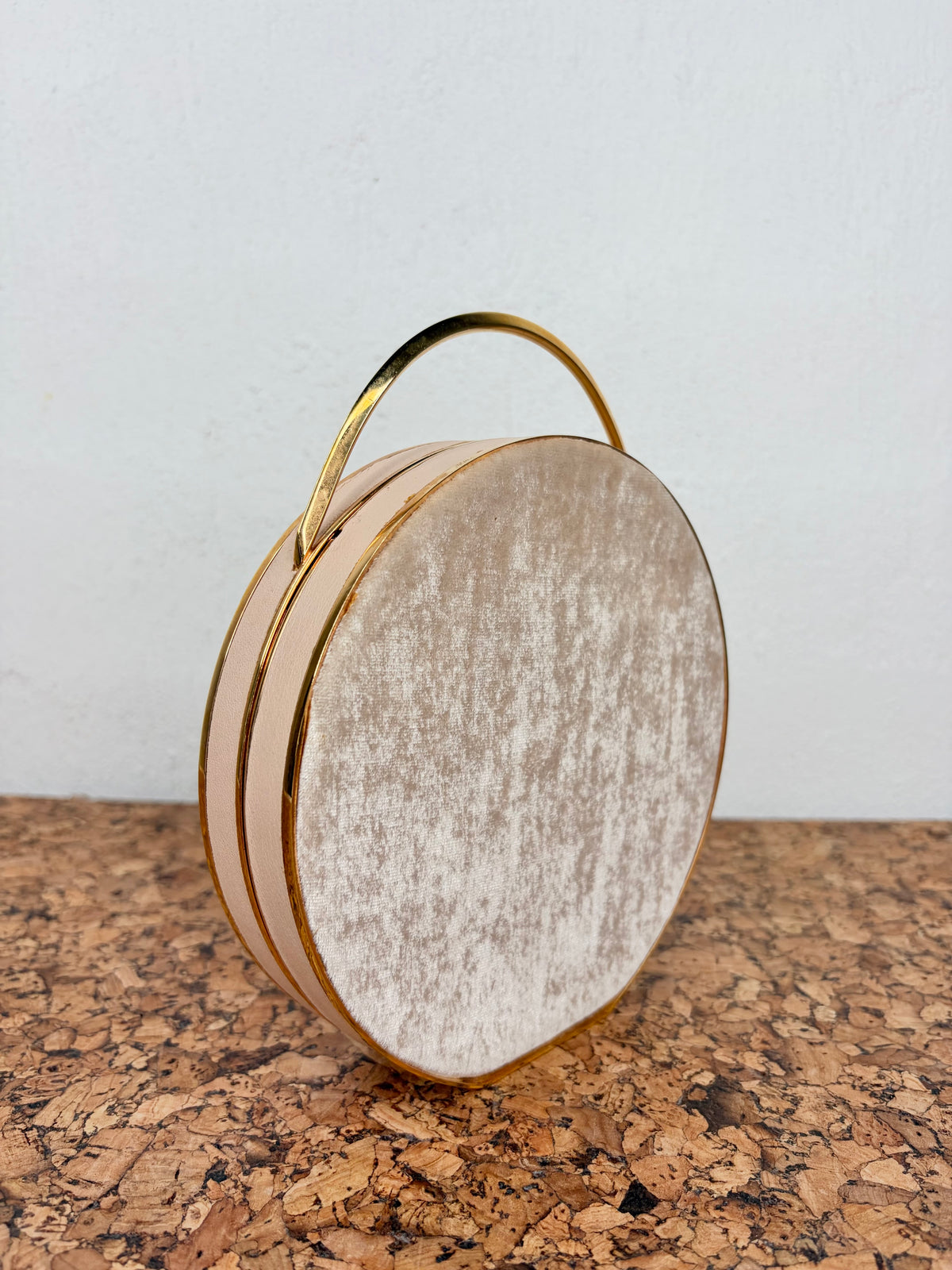 Eddie Borgo Velveteen Round Evening Bag