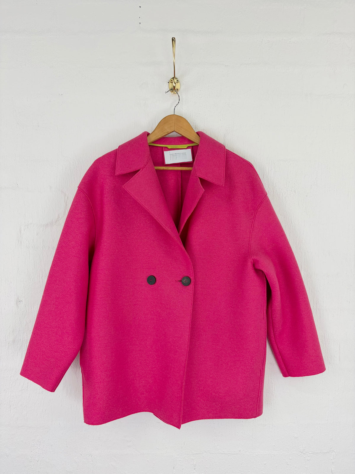Harris Wharf London Strawberry Sorbet Wool Jacket - AU12/14/16