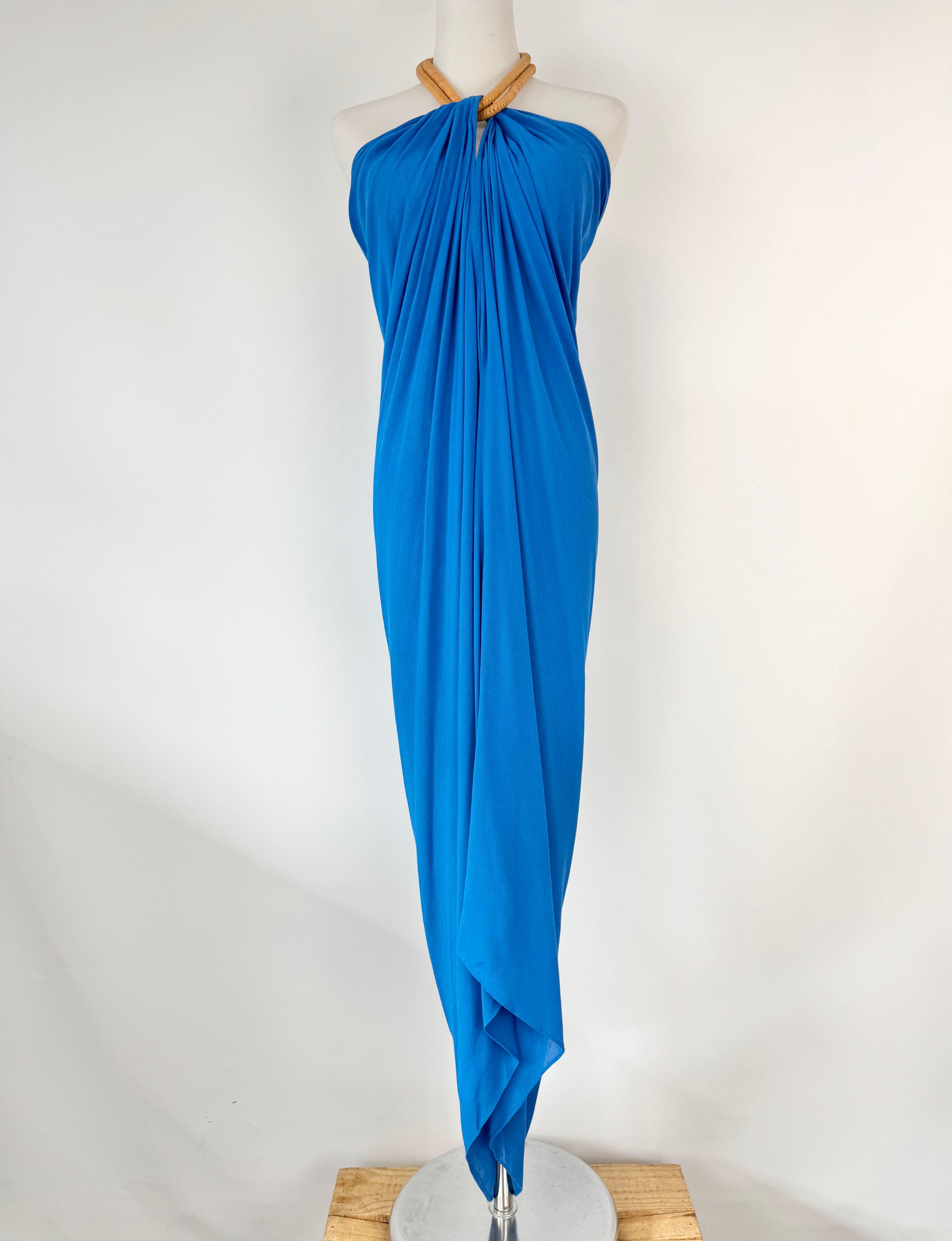 Manning Cartell Blue Halter Neck Dress - AU6