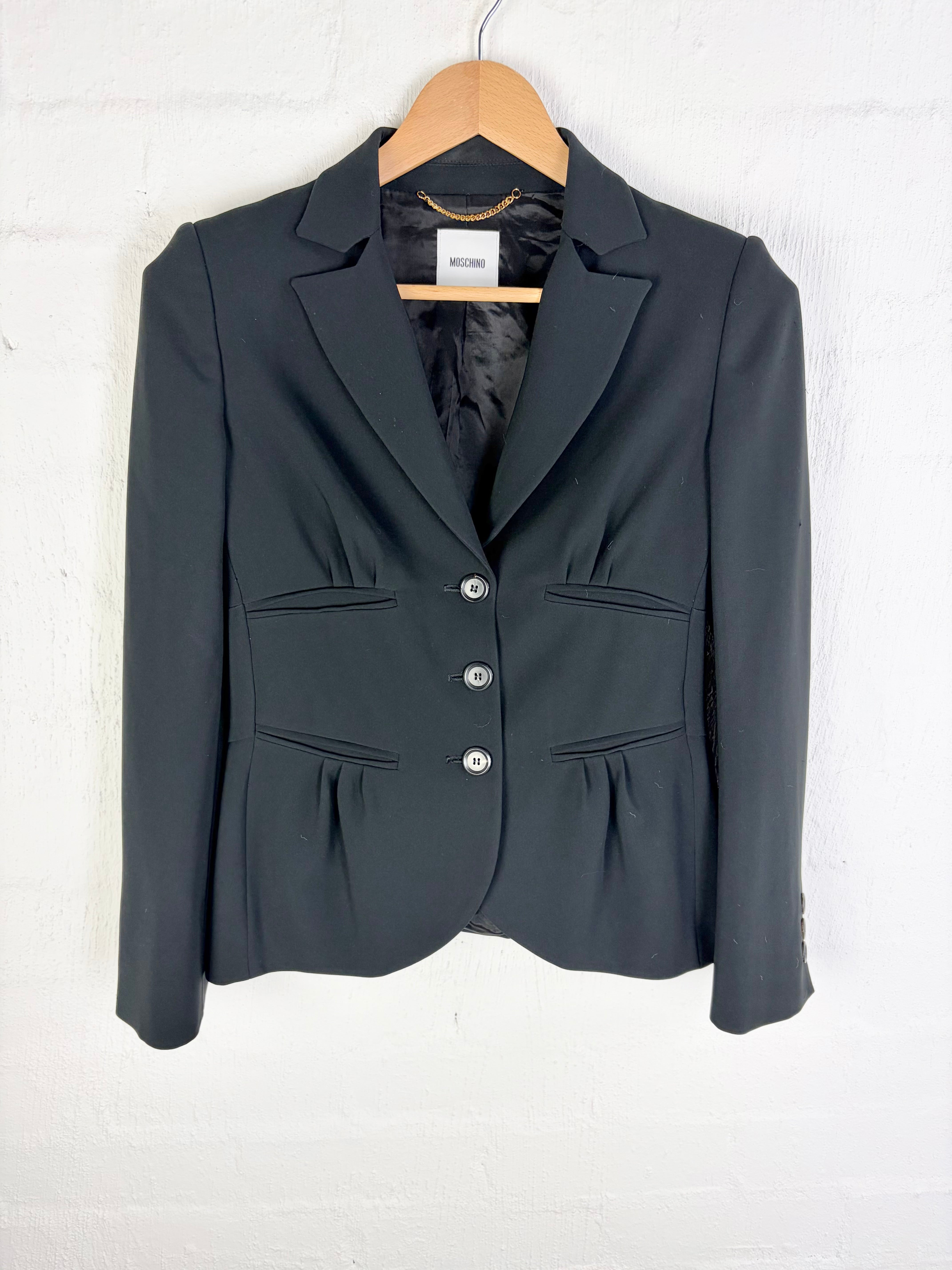 Moschino Black Tailored Blazer - AU12