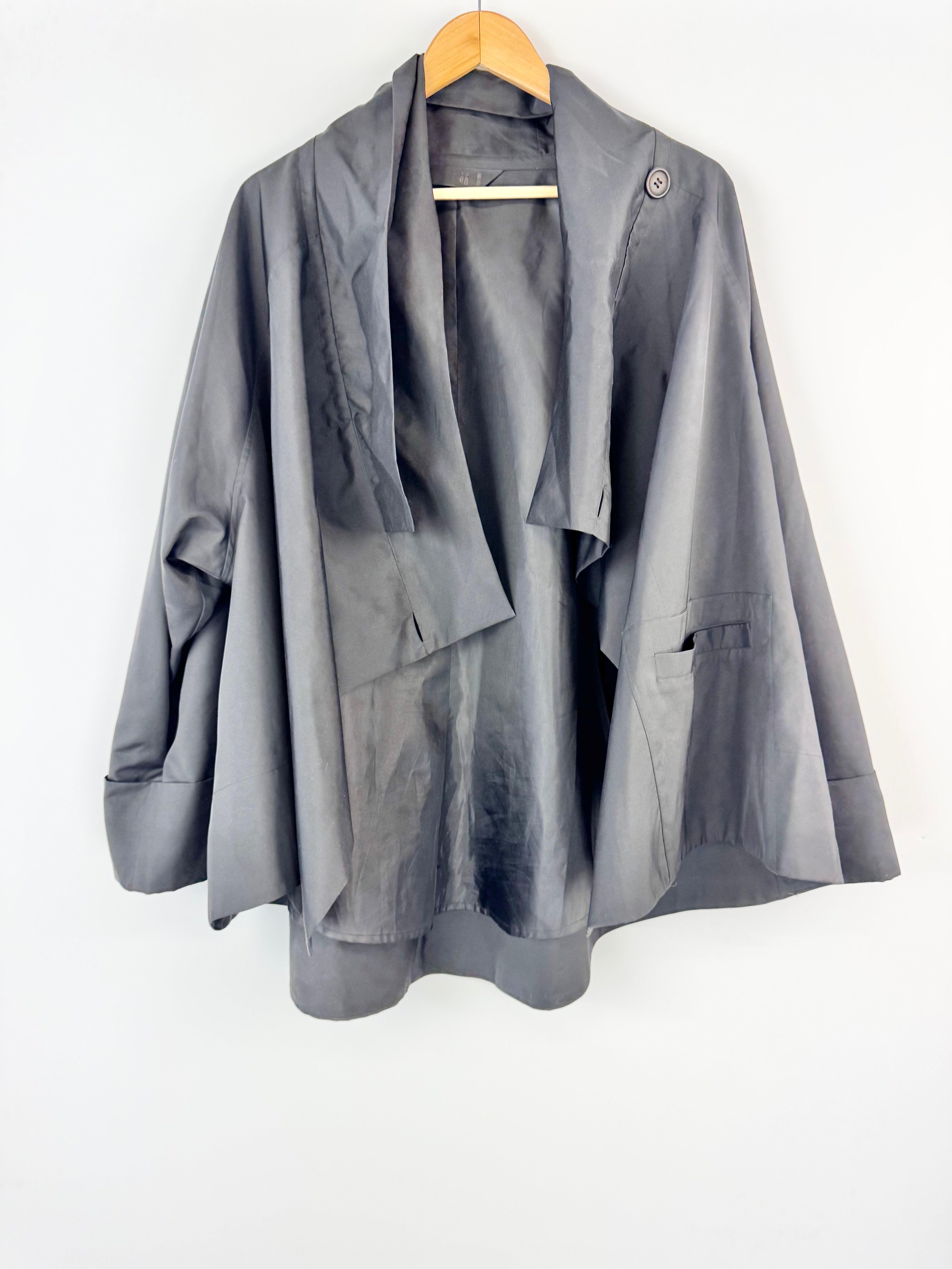 Moyuru Black Asymmetrical Jacket - AU12/14