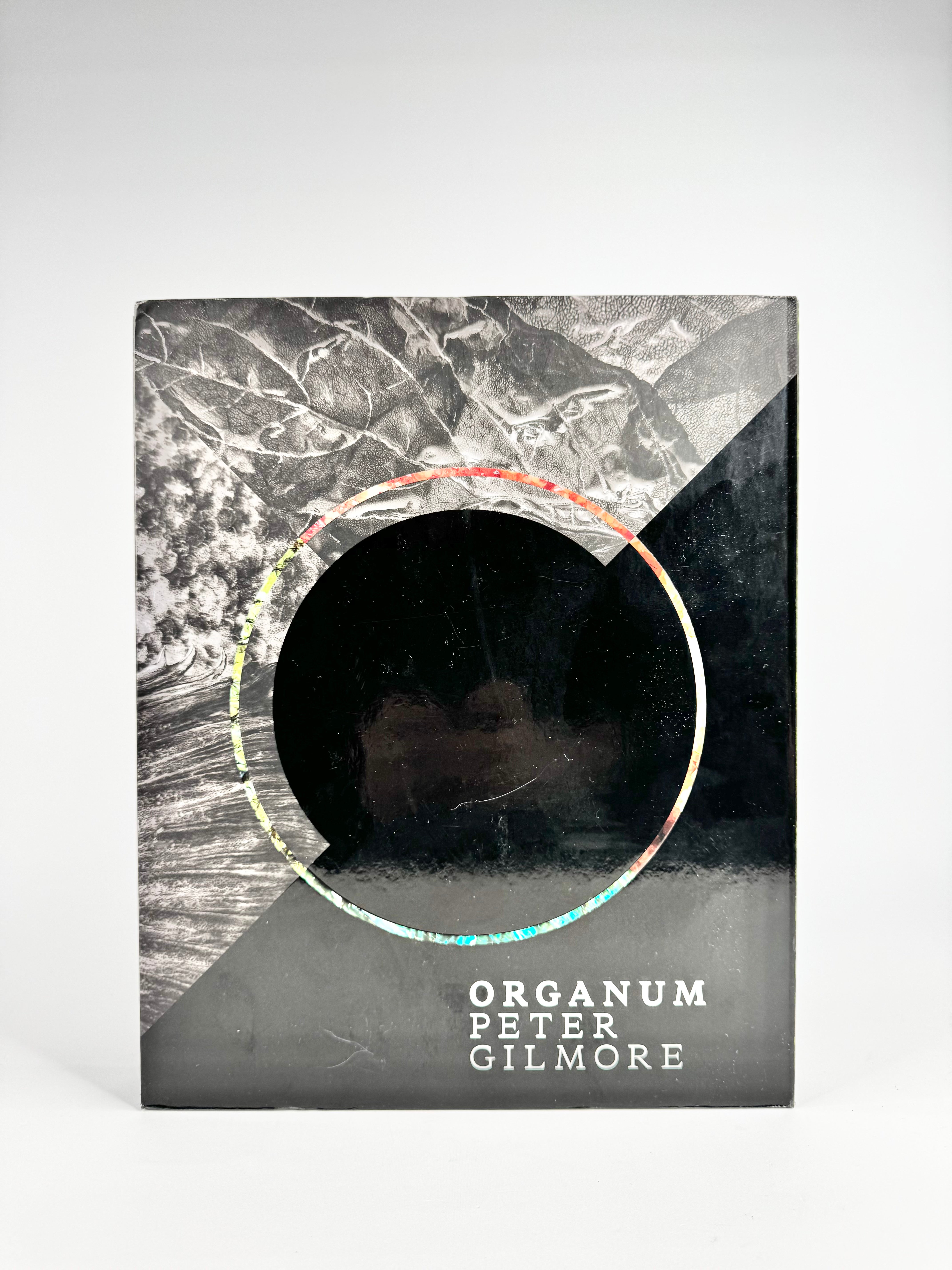 Book cover of 'Organum' by Peter Gilmore with abstract design and text.
