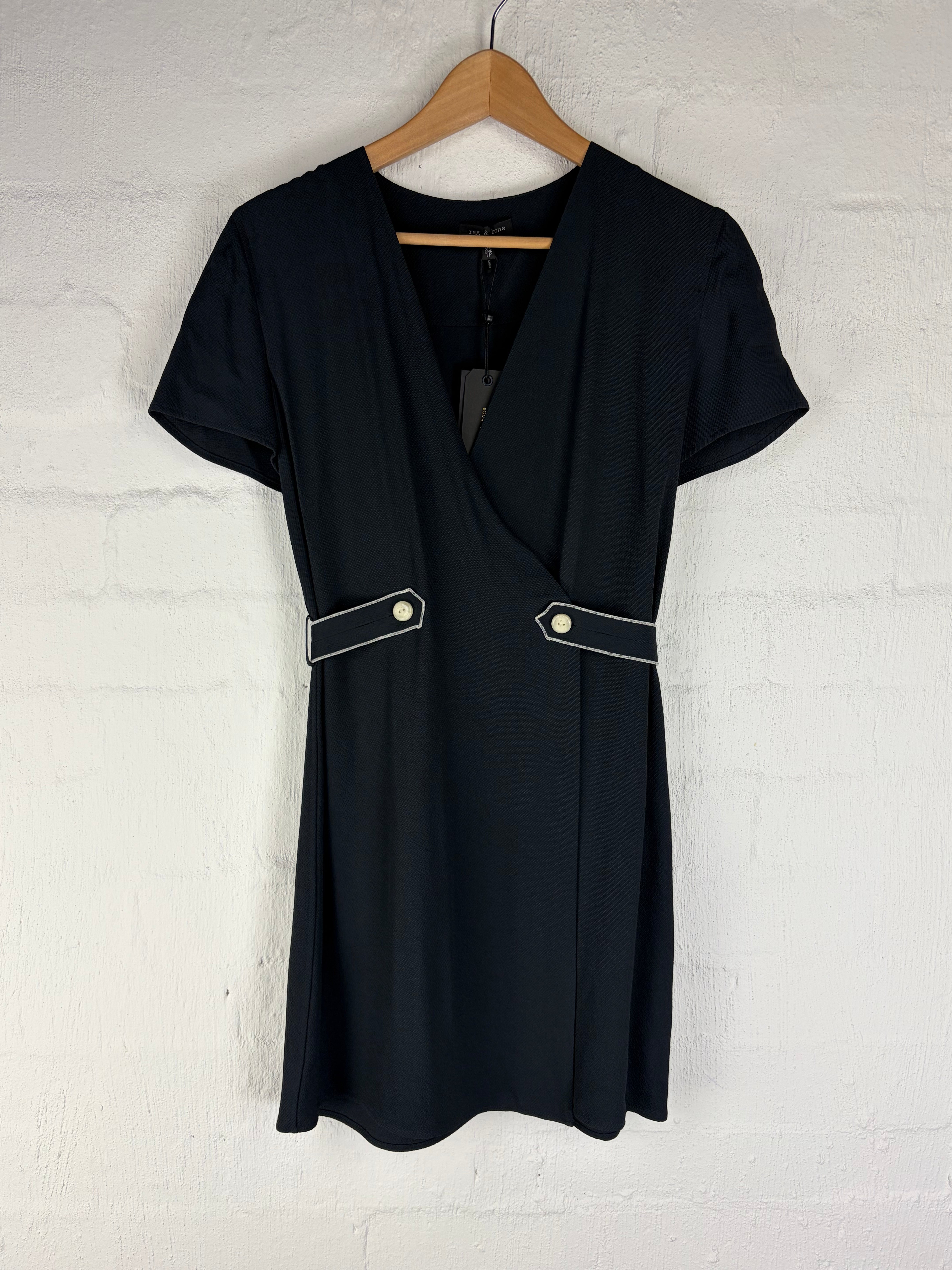 Rag & Bone Black 'Tabitha' Dress NWT - AU6/8