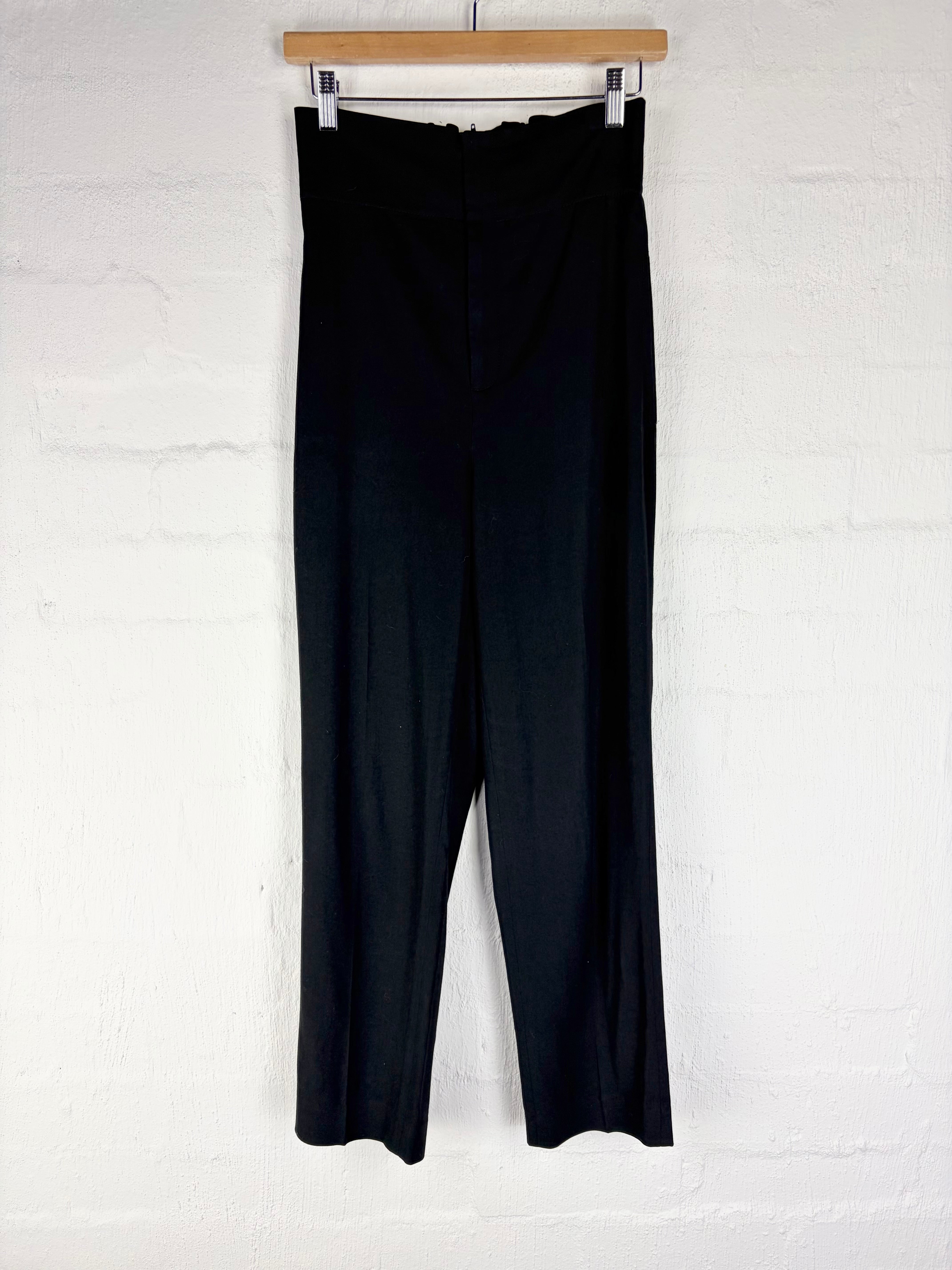 Black pants on white background