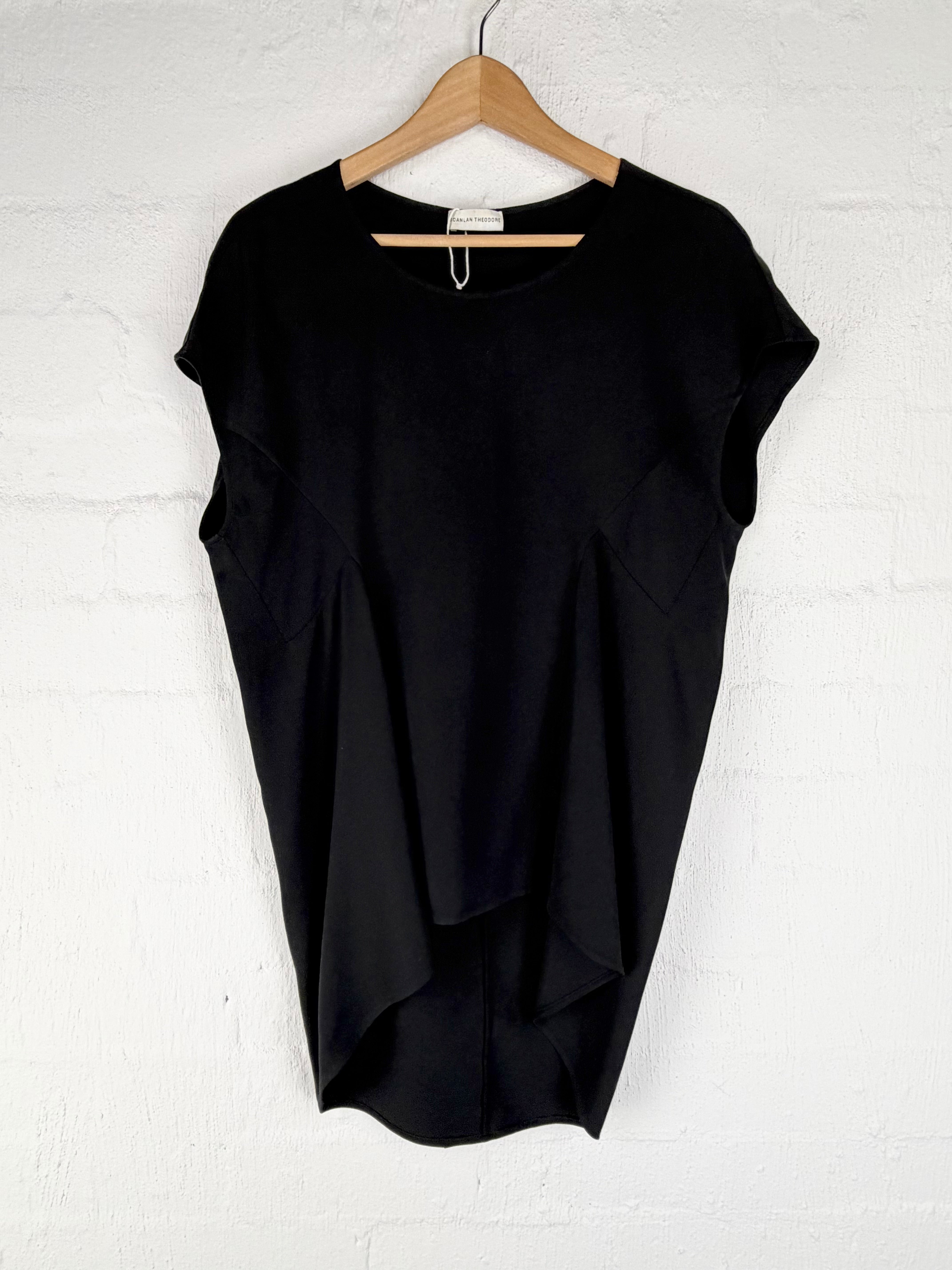 Scanlan Theodore Black Tunic Style Top - AU10