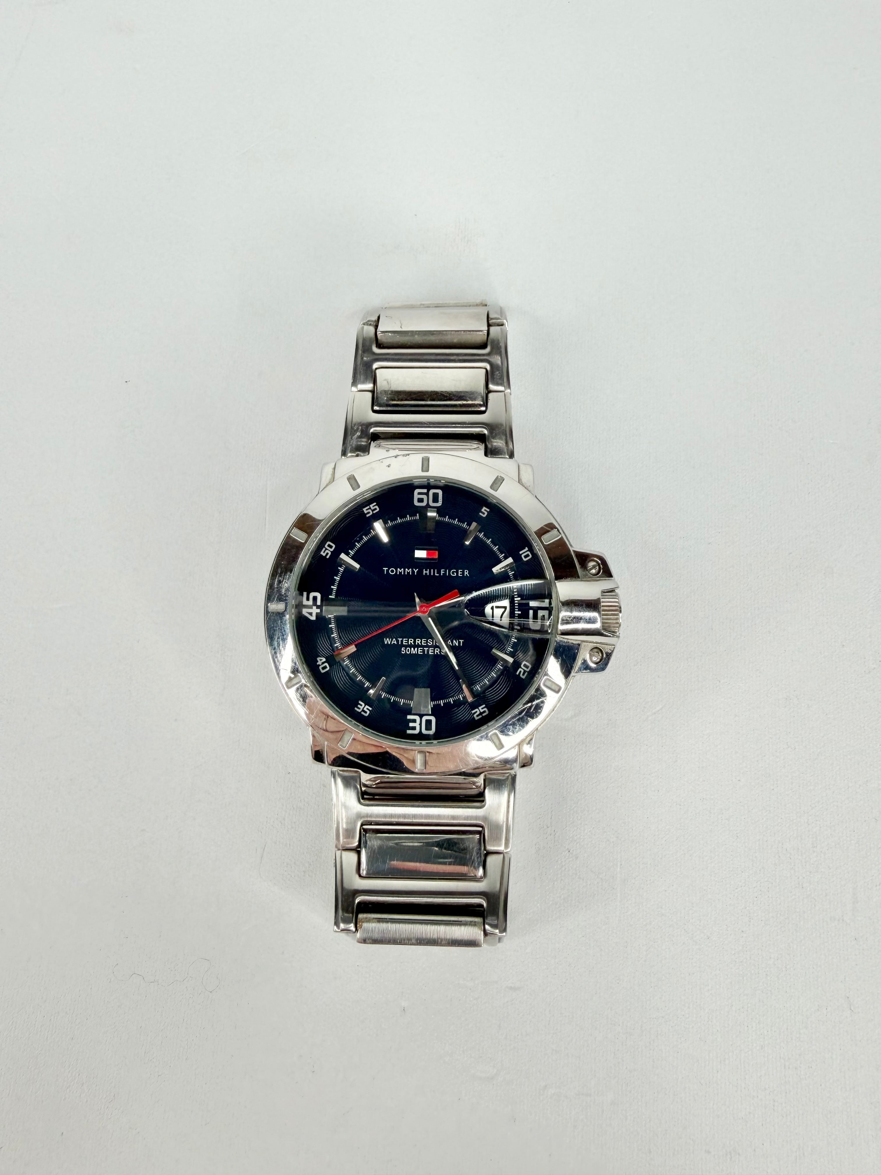 Tommy Hilfiger Navy Dial Stainless Steel Quartz Watch