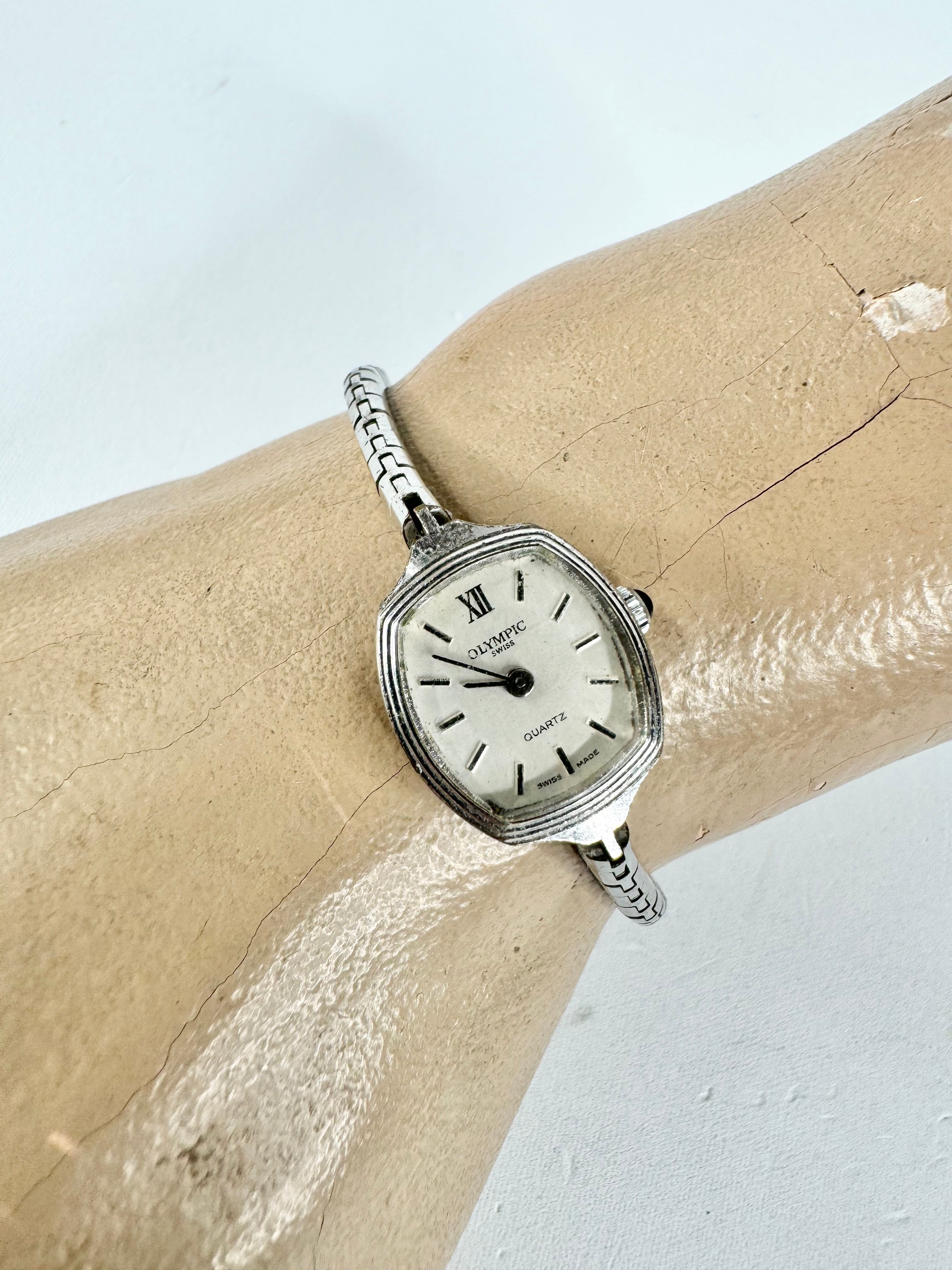Vintage Olympic Silver Watch