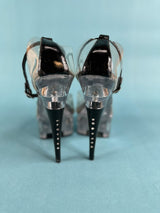 Pleaser Clear Pole Dancing Heels - EU38