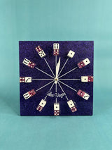 Las Vegas Themed Dice Clock