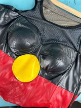 Leather Indigenous Flag Corset