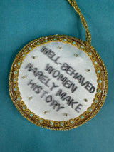 The Well Behaved Woman Beaded Ornament