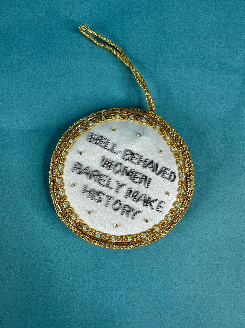 The Well Behaved Woman Beaded Ornament