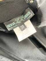 Vintage Herve L. Leroux Black Bodycon Dress - AU8