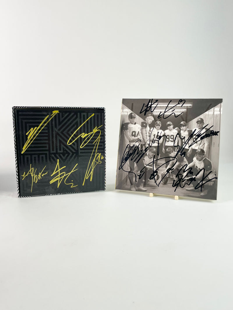 Signed EXO & BTS K-Pop Promo Album Collection