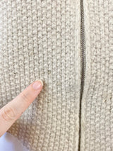 Max Mara Ecru Wool & Cashmere Knitwear Top - AU6