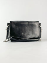 Republic of Florence Black Leather Mini Crossbody Bag