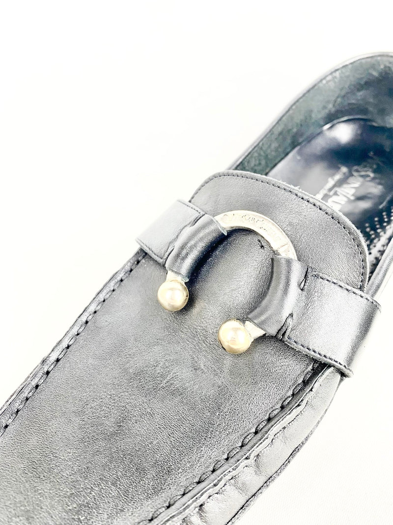 Yves Saint Laurent Rive Gauche Black Loafers - EU 37.5