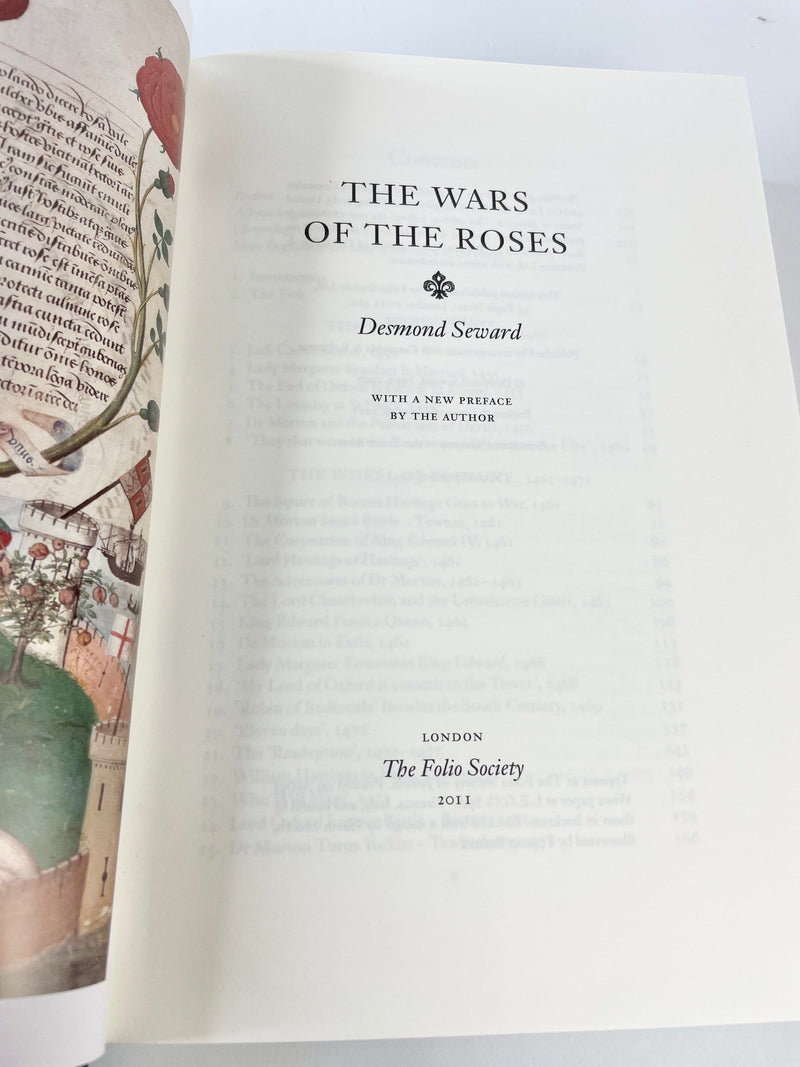 The Wars of The Roses - Desmond Seward Hardcover Book