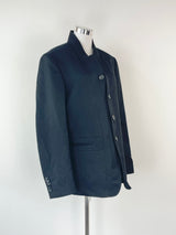 Calibre Black Wool 4-Button Blazer - L