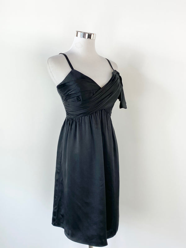 Wayne Cooper Black Silk Mini Dress NWT - AU10