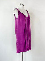 Diane von Furstenberg 'Pepet' Grape Draped Mini Dress - AU8