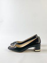 Coach Black Patent Leather Court Heels - EU37