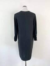 Max Mara Long Sleeve Black Dress - AU10