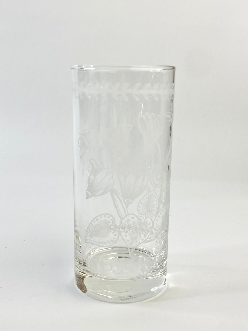 Portmeirion Botanical Etched Hi-Ball Glasses