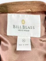 Bill Blass Vintage Tan Suede Vest - XL