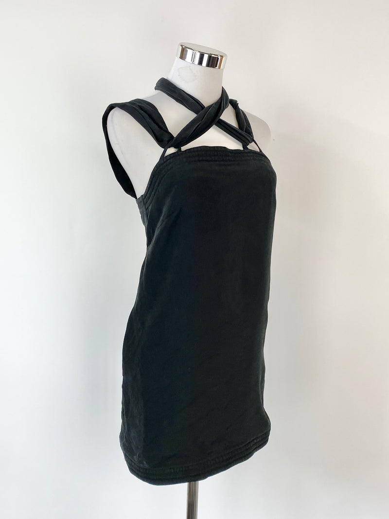 Mala Brajkovic Black Silk Dress - AU6