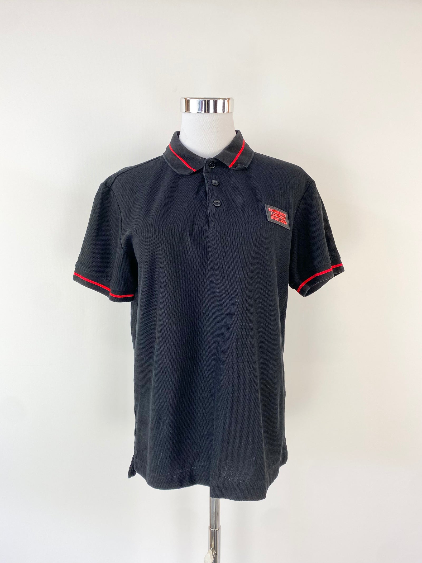 Burberry London England Black Polo S