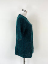 Cos Pine Green Wool & Mohair Top - AU6