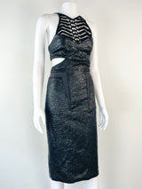 Manning Cartell Black Column Midi Dress - AU6