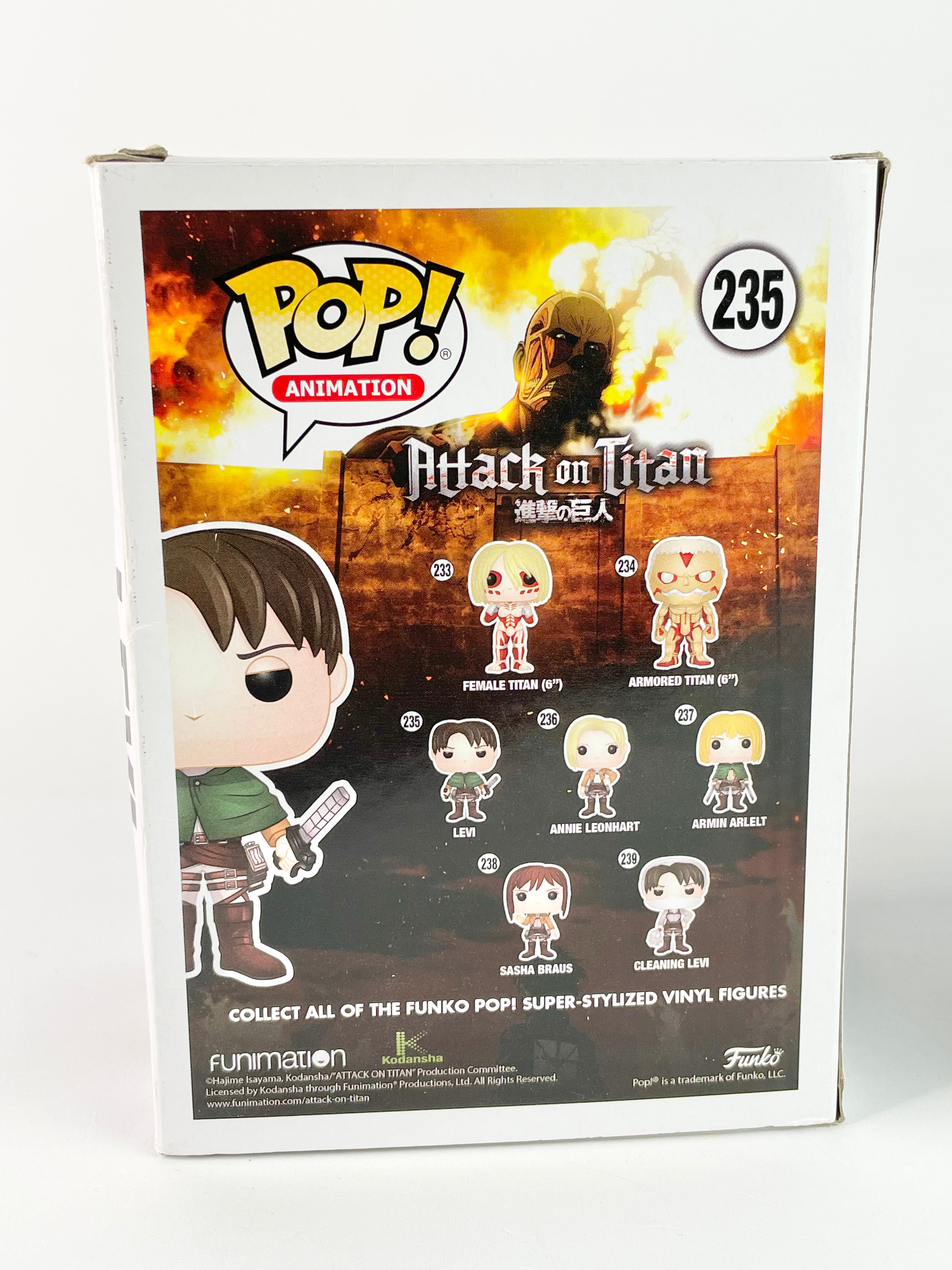 Funko Pop - Attack On Titan Levi & Erwin Figurines