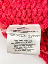 Jaeger Vintage Red Wool Knit Vest - L