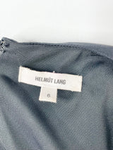 Helmut Lang Black Ruched Midi Dress - AU6