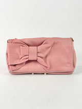 Tilkah Rose Pink Leather Clutch