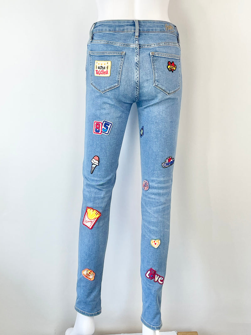 Tommy Hilfiger x Gigi Hadid Skinny Fit Patches Jeans - W25