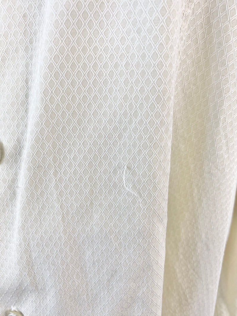 Hugo Boss Cream Textured Shirt - XL