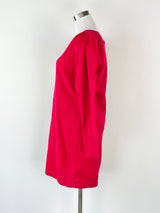Kuwaii Scarlet Red Long Sleeve Wool Top - AU10/12