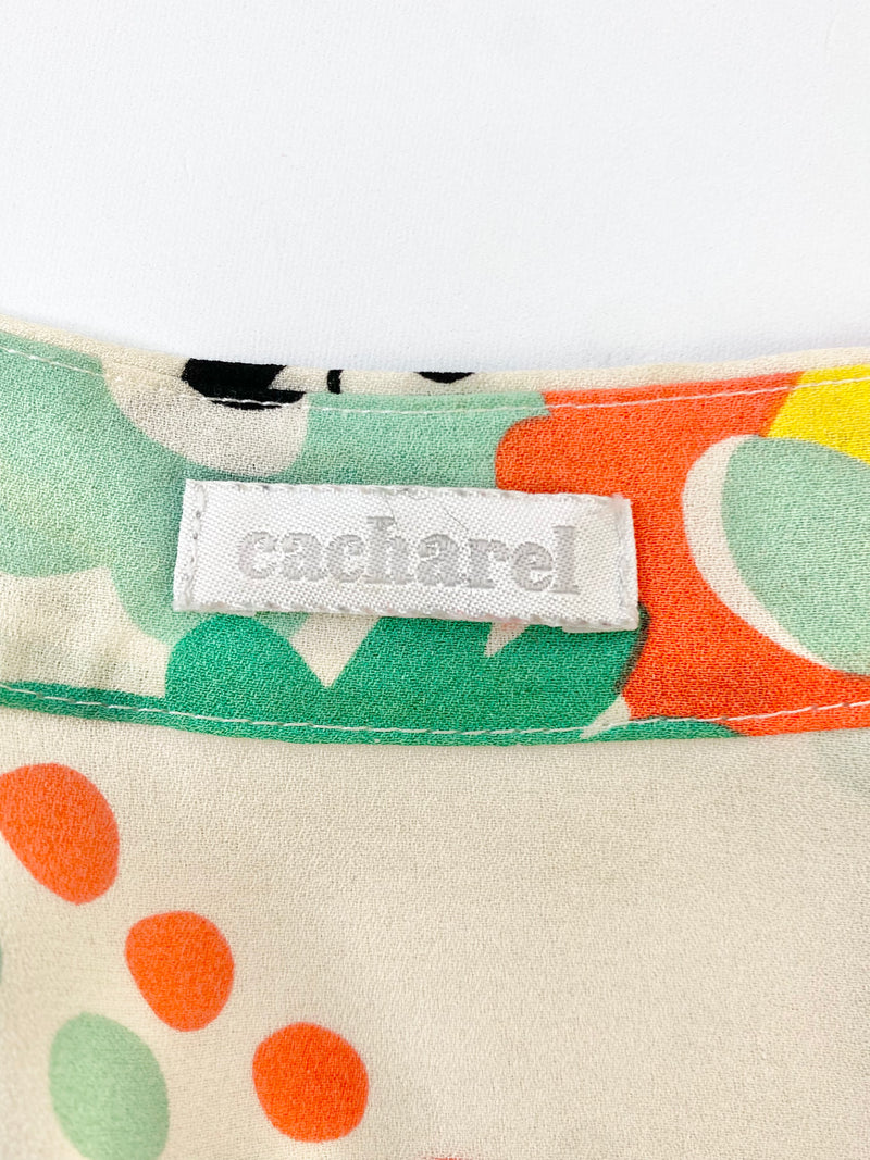 Cacharel Cream Silk Button up Blouse  - AU8/10