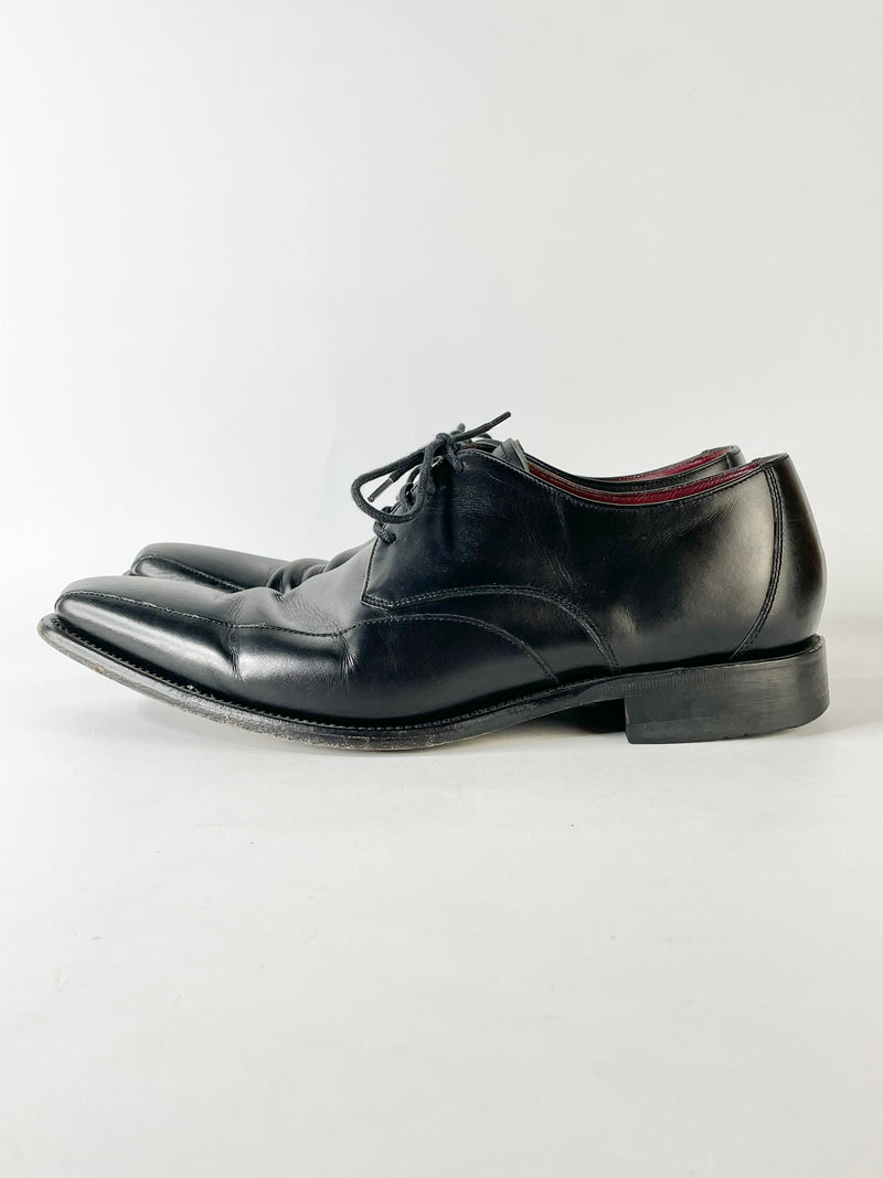 Design Loake Black Leather 'Everett' Dress Shoes - EU41