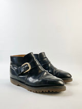 Vintage Dr Marten Loake Black Boot - 10