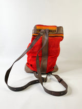Peruvian Deep Orange Backpack