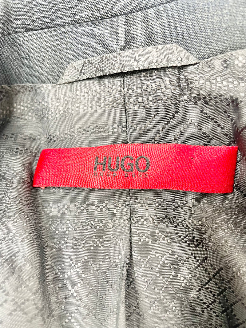 Hugo Boss Charcoal Wool 'Alko/Heise' Blazer - 50R
