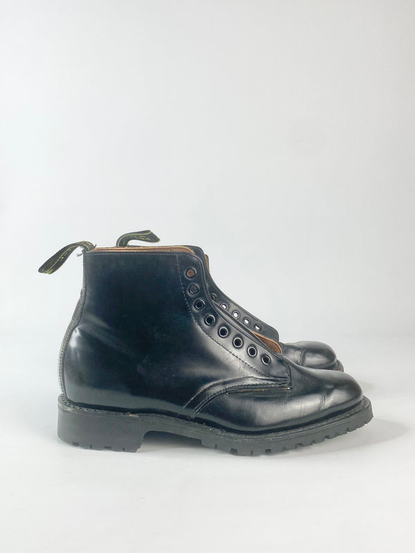 Baxter Black Lace Up Boots - 4