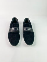 Marco Orvari Black Suede Loafers - EU41