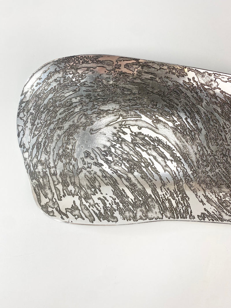 Don Sheil Large Silver 'Swirl' Bead Tray
